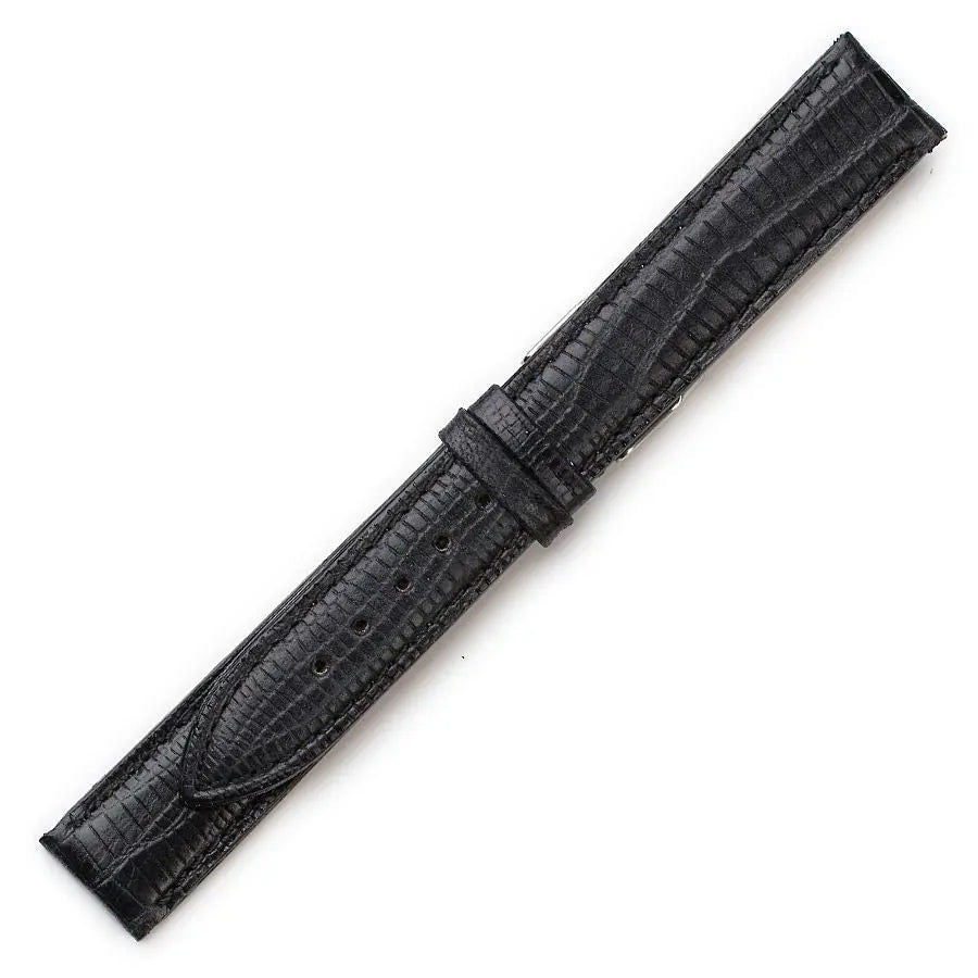 Λουρί 0109BK Black Leather Strap