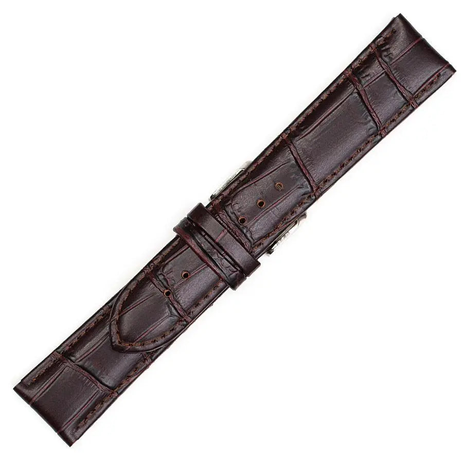 Λουρί Μακρύ 0221BR Brown Leather Strap XL