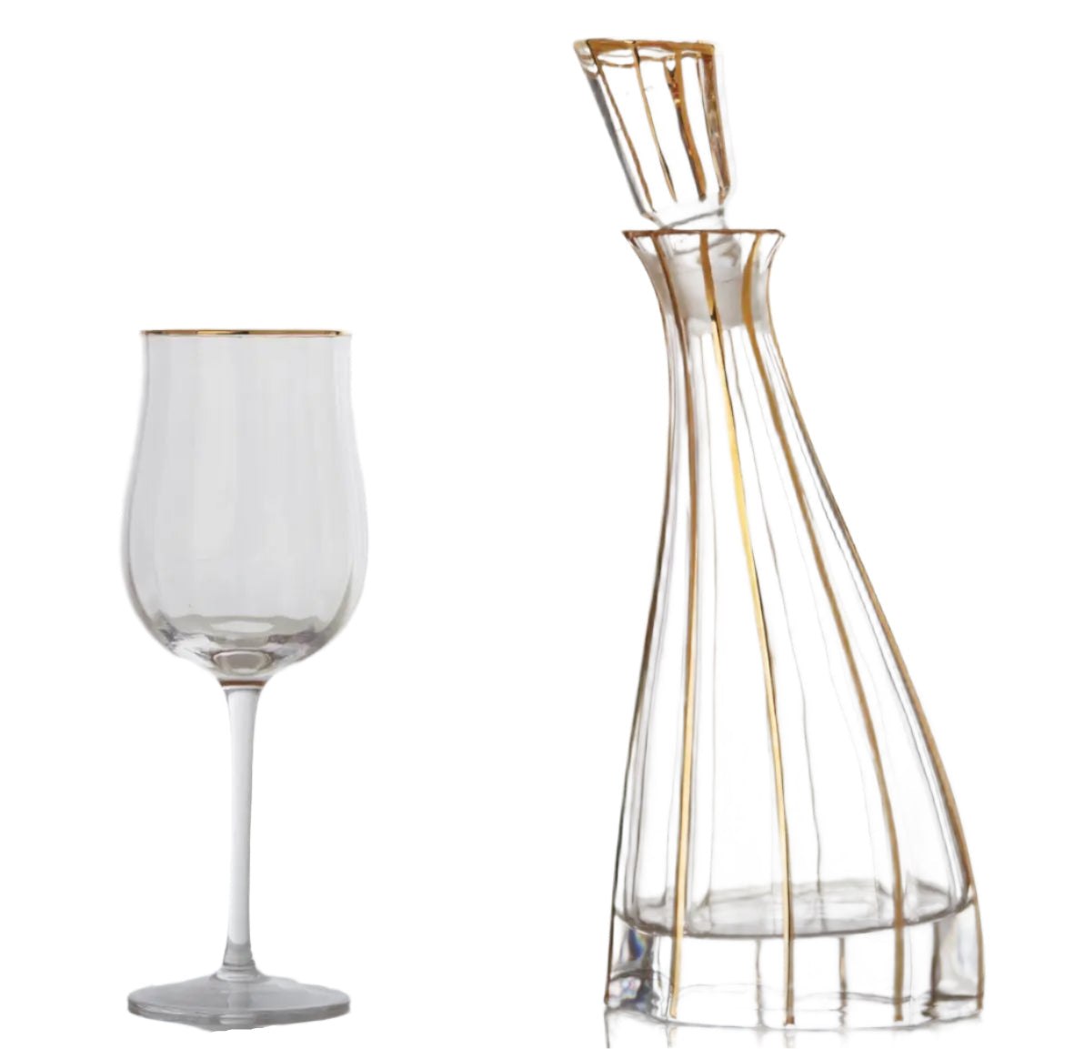 Wedding Set M-0120 Glass Pitcher with Glass