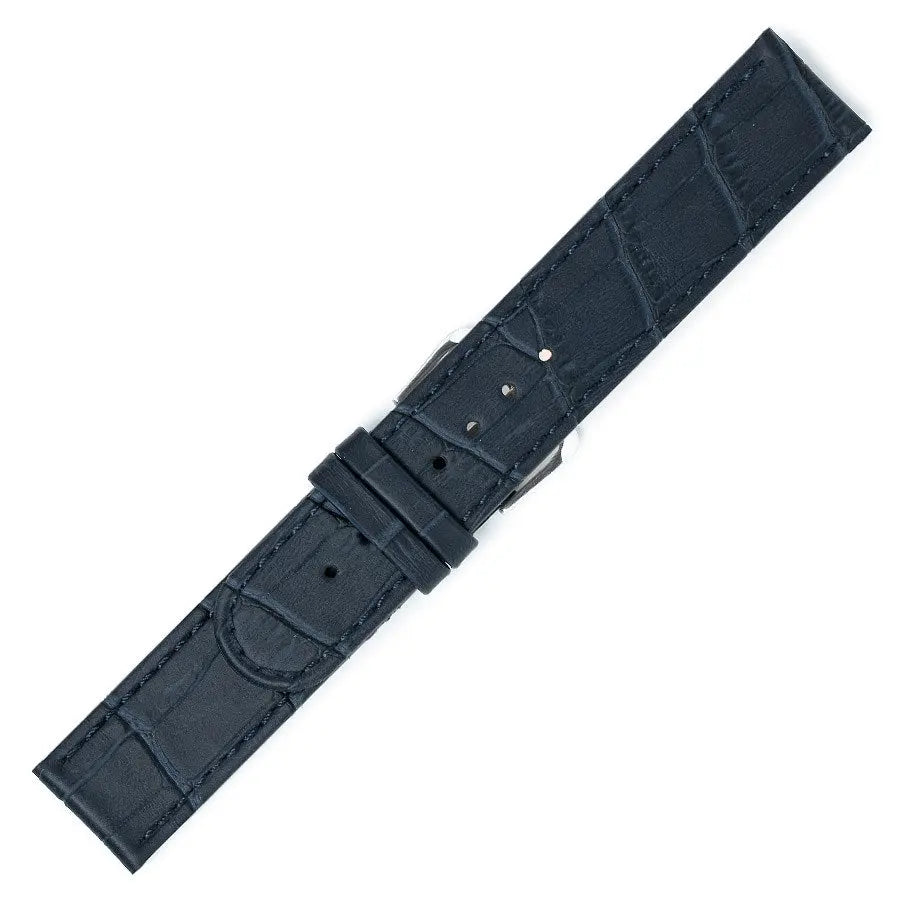 Λουρί 0444DBL Dark Blue Leather Strap