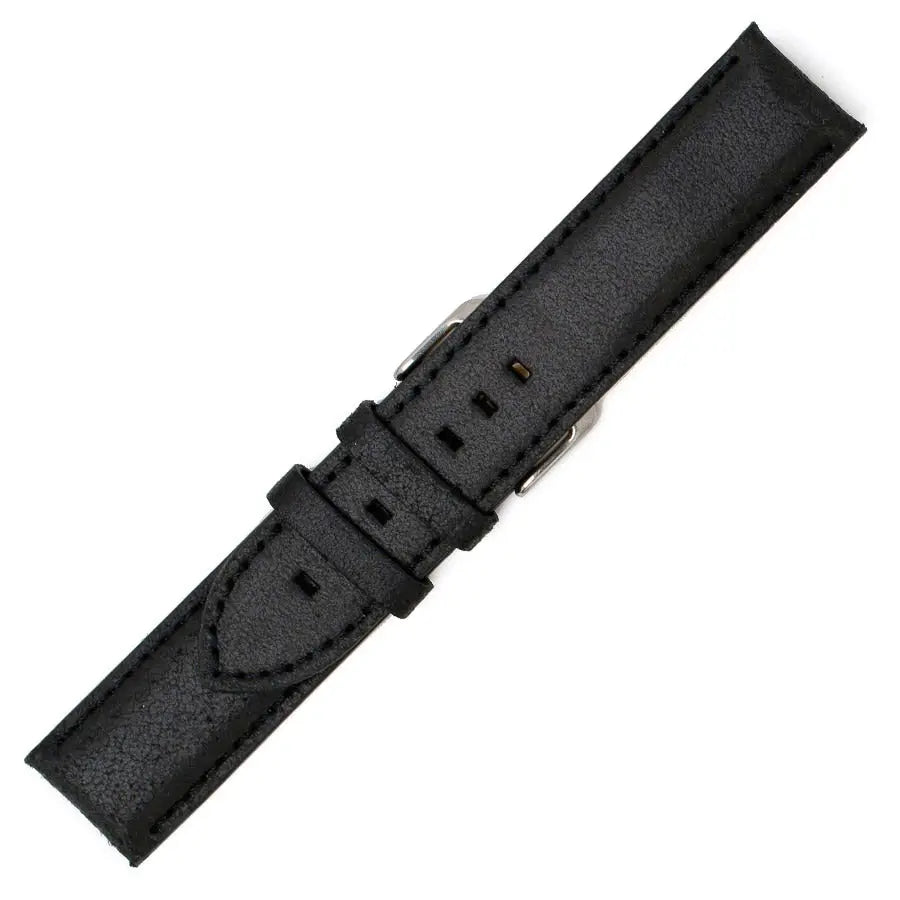 Λουρί 0506BK Black Leather Strap