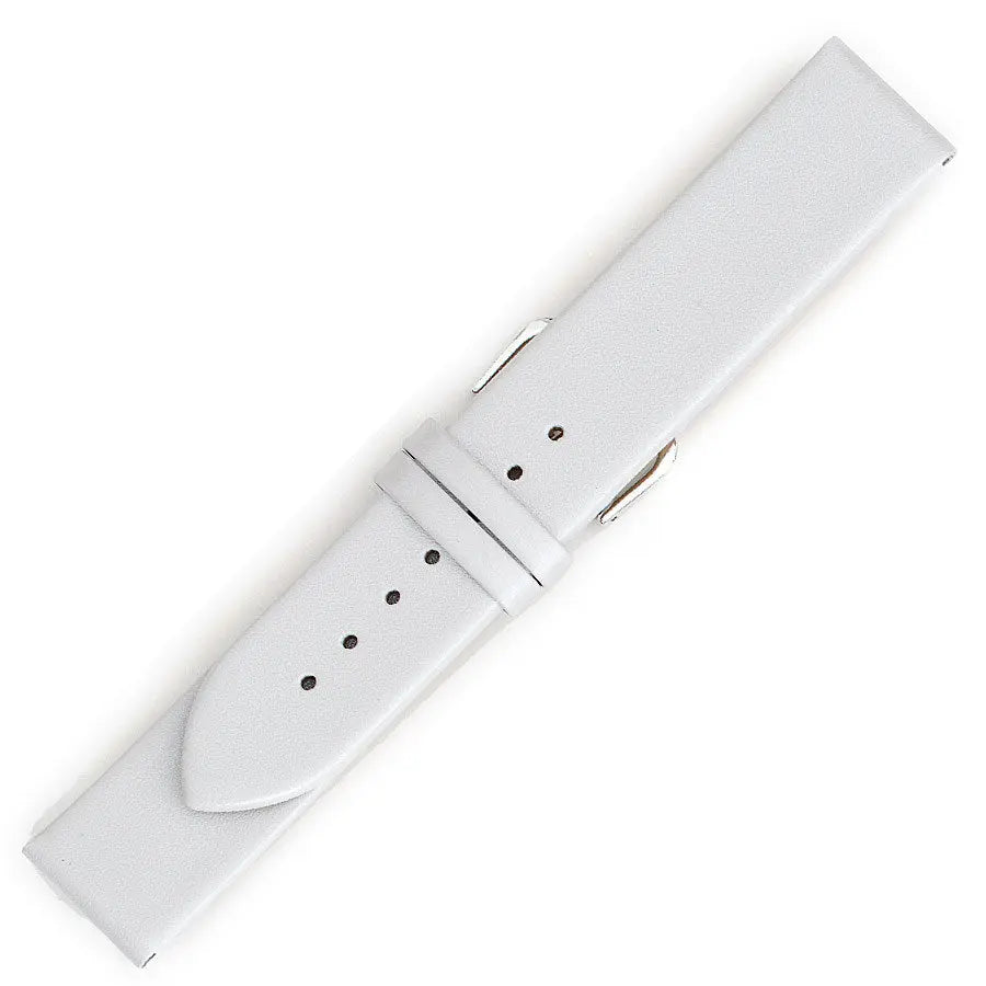 Λουρί 0508WH White Leather Strap