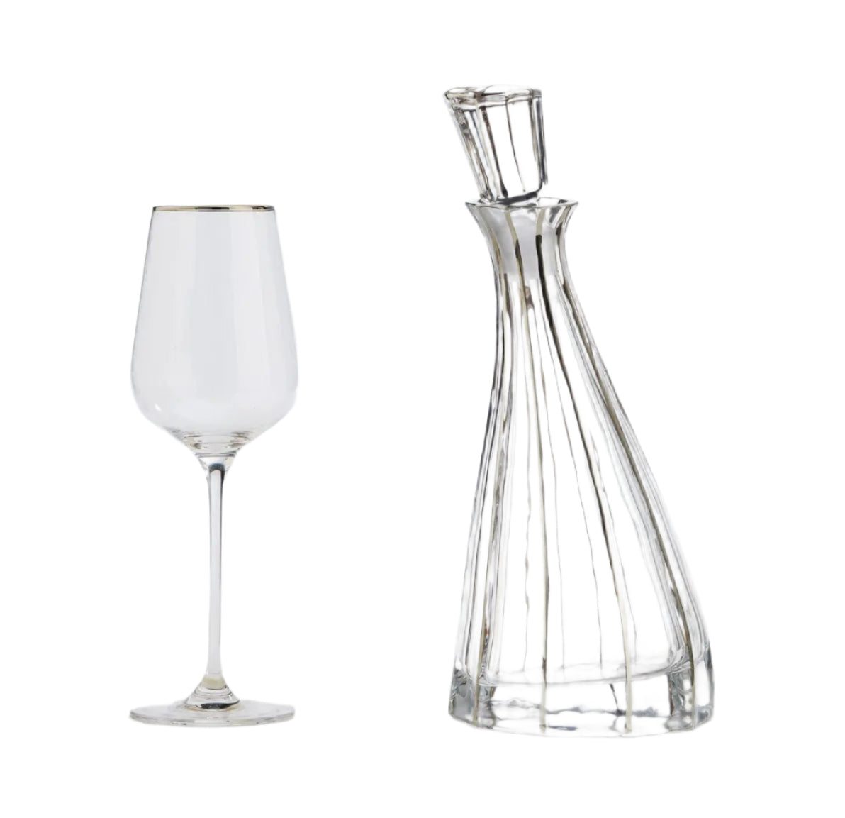 Wedding Set M-0120 Glass Pitcher with Glass