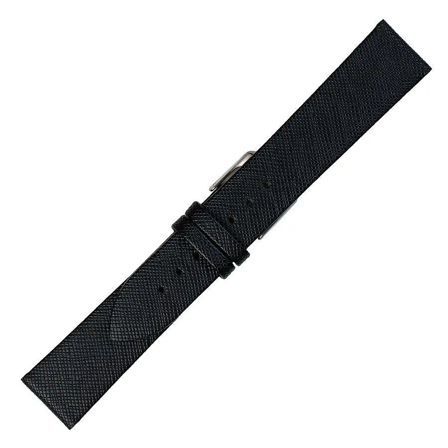 Λουρί 0515BK Black Leather Strap