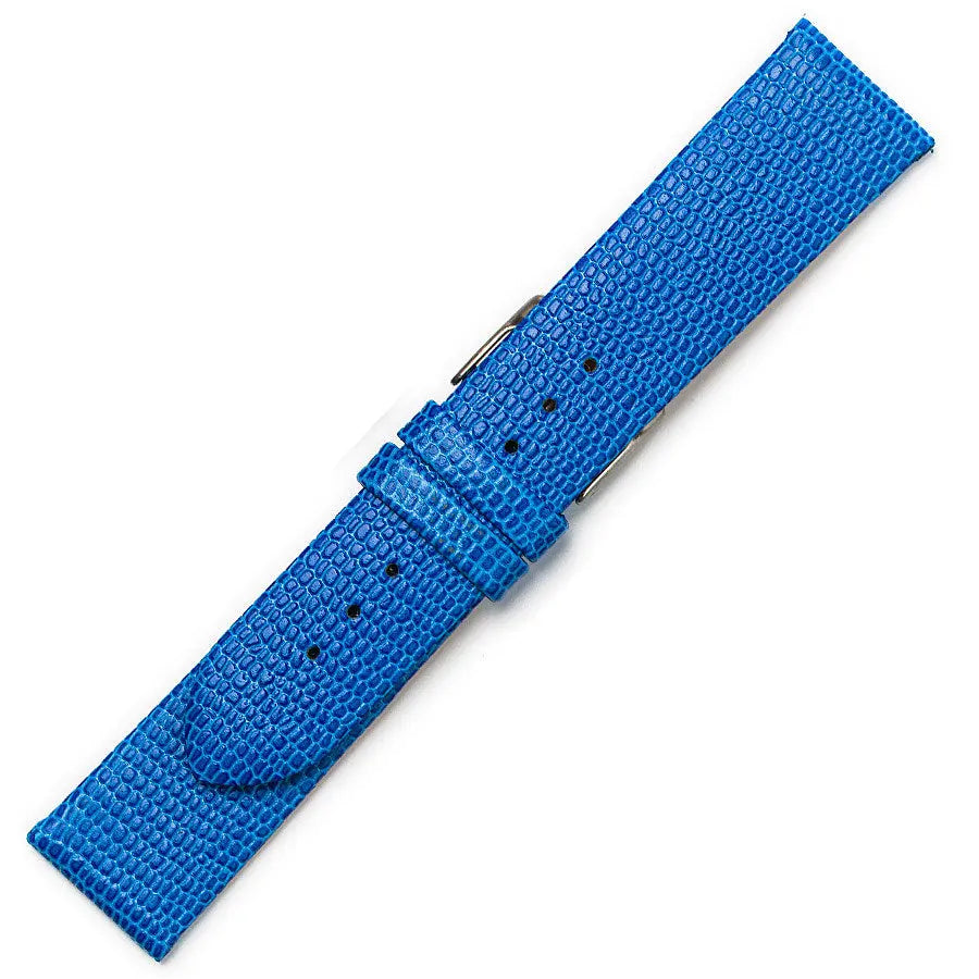 Λουρί 0515BL Blue Leather Strap