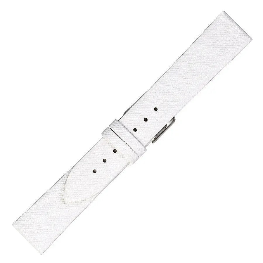 Λουρί 0515WH White Leather Strap