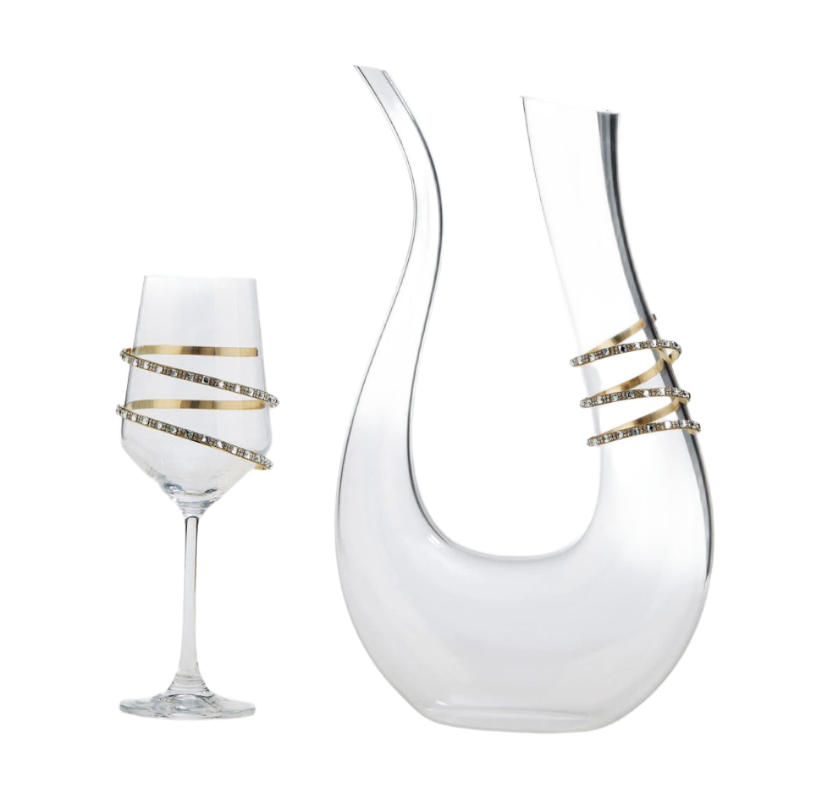 Wedding Set M-0120 Glass Pitcher with Glass
