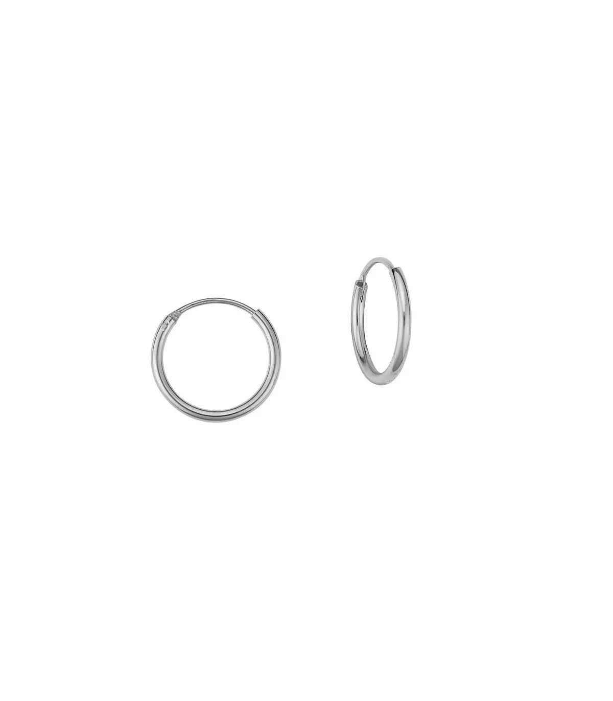 Earrings UN/SC047 In Platinum Plated Silver with Pearl