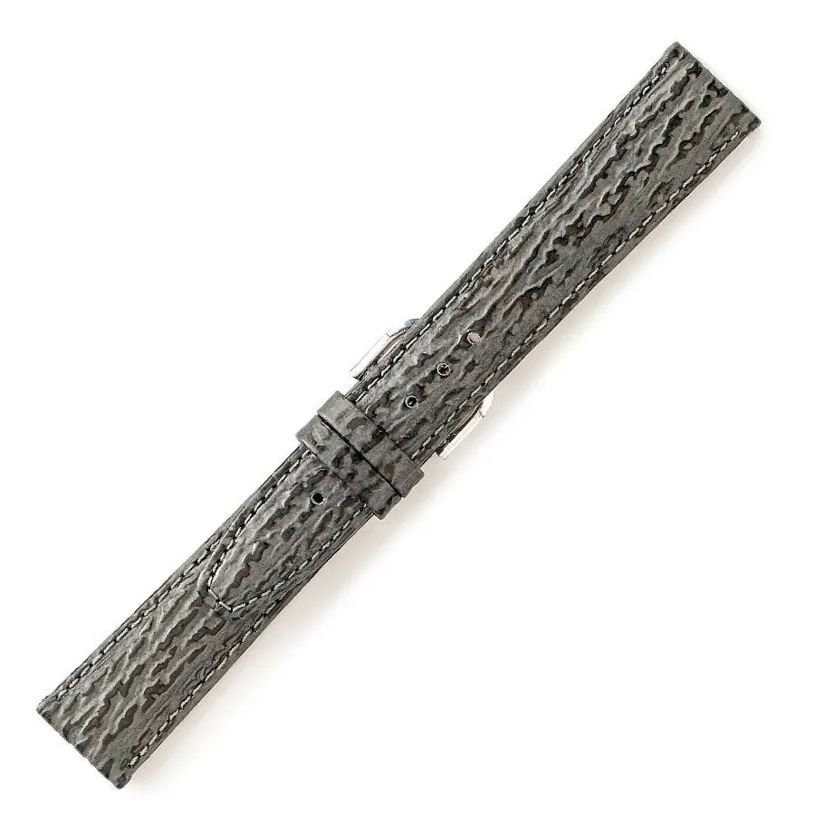 Λουρί 079GREY Grey Leather Strap