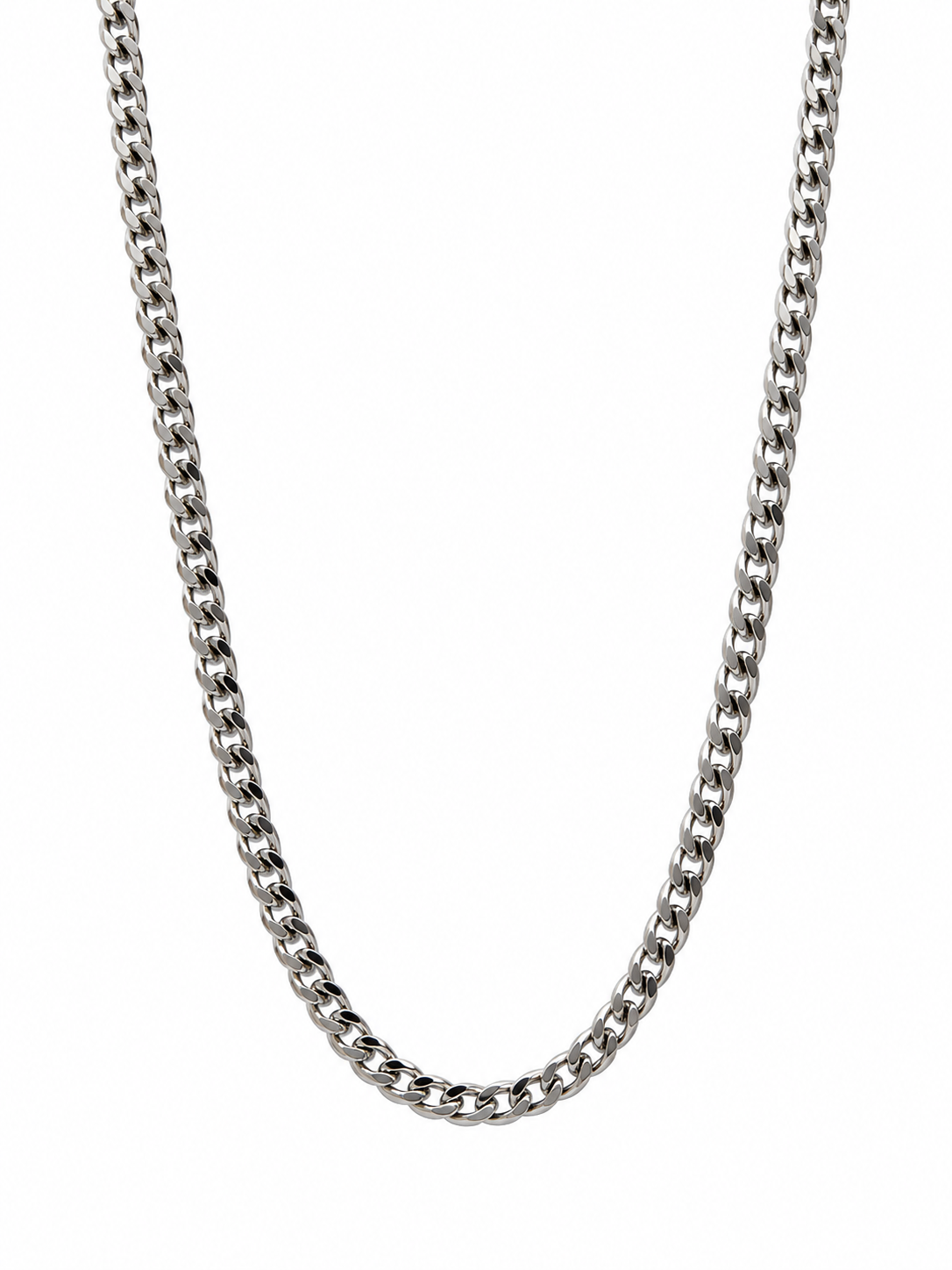 SPAL20S Platinum Plated Silver Neck Chain