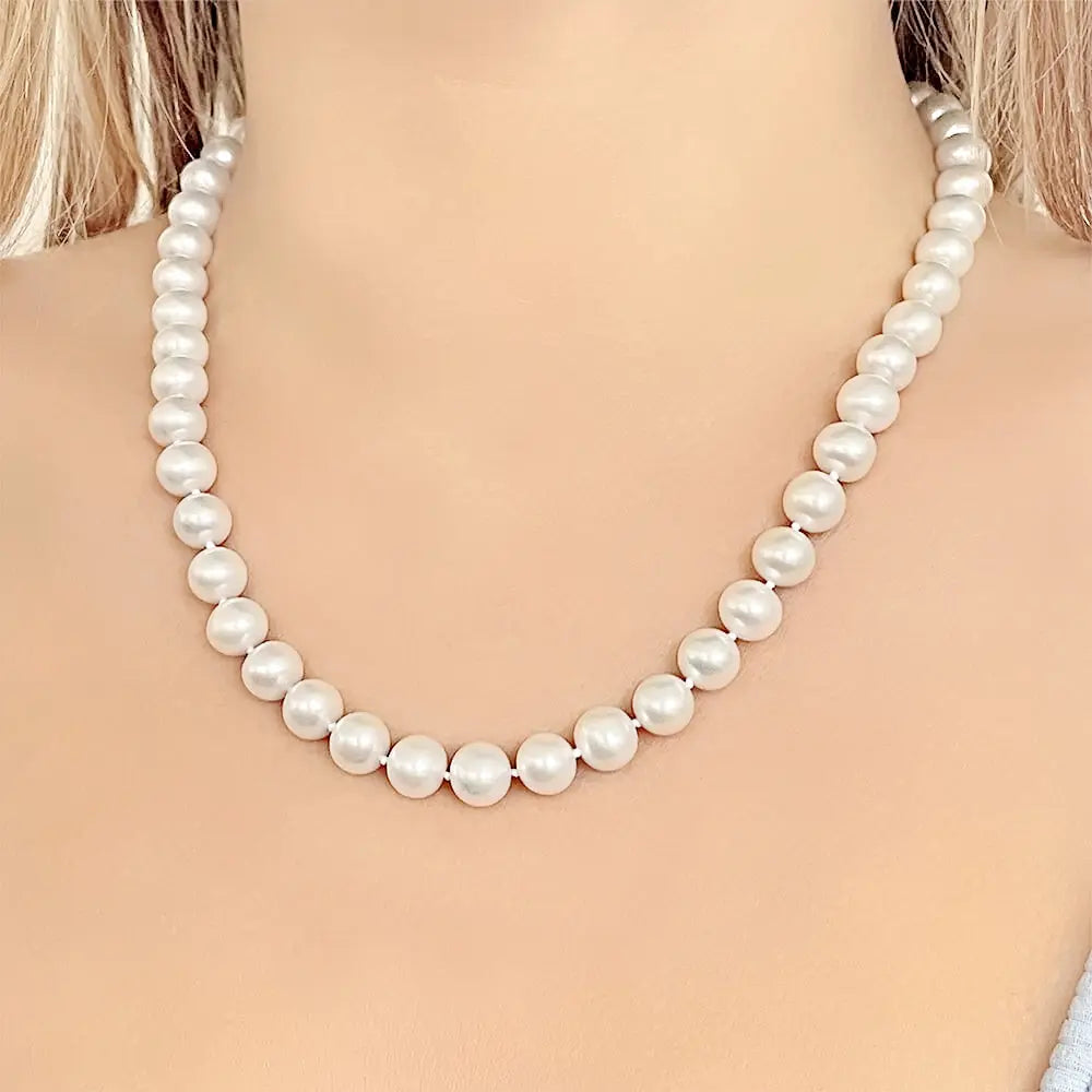 Κολιέ 110143 με Μαργαριτάρια Fresh Water Pearl 8,0-9,0mm 14ct