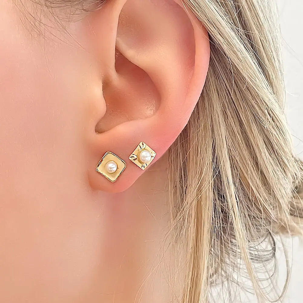 Σκουλαρίκια 110583 με Μαργαριτάρια Akoya Ιαπωνίας 3.5mm 14ct