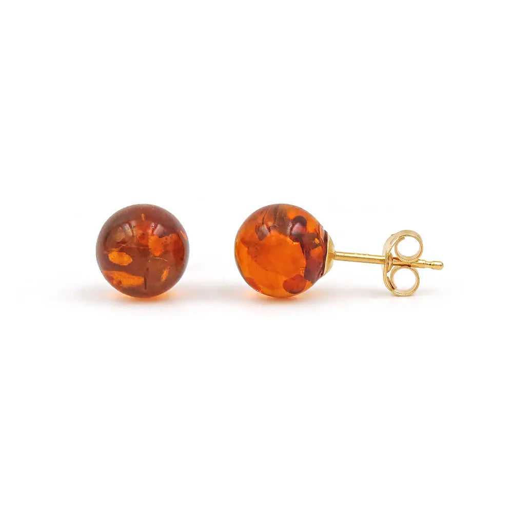 Earrings 110329 with Fresh Water Pearls 7.5-8mm 14ct