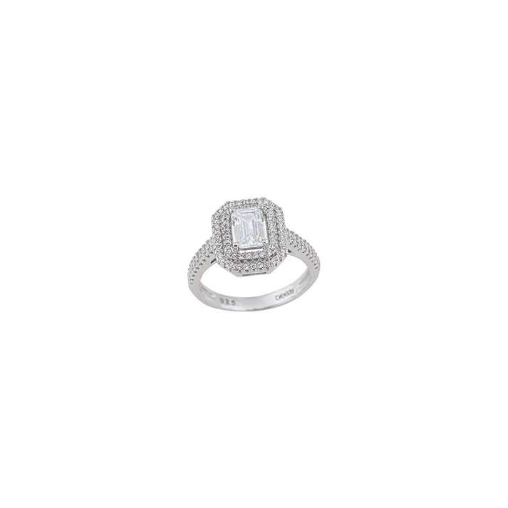 Breeze 111004.4 Series Ring In Platinum Plated Silver
