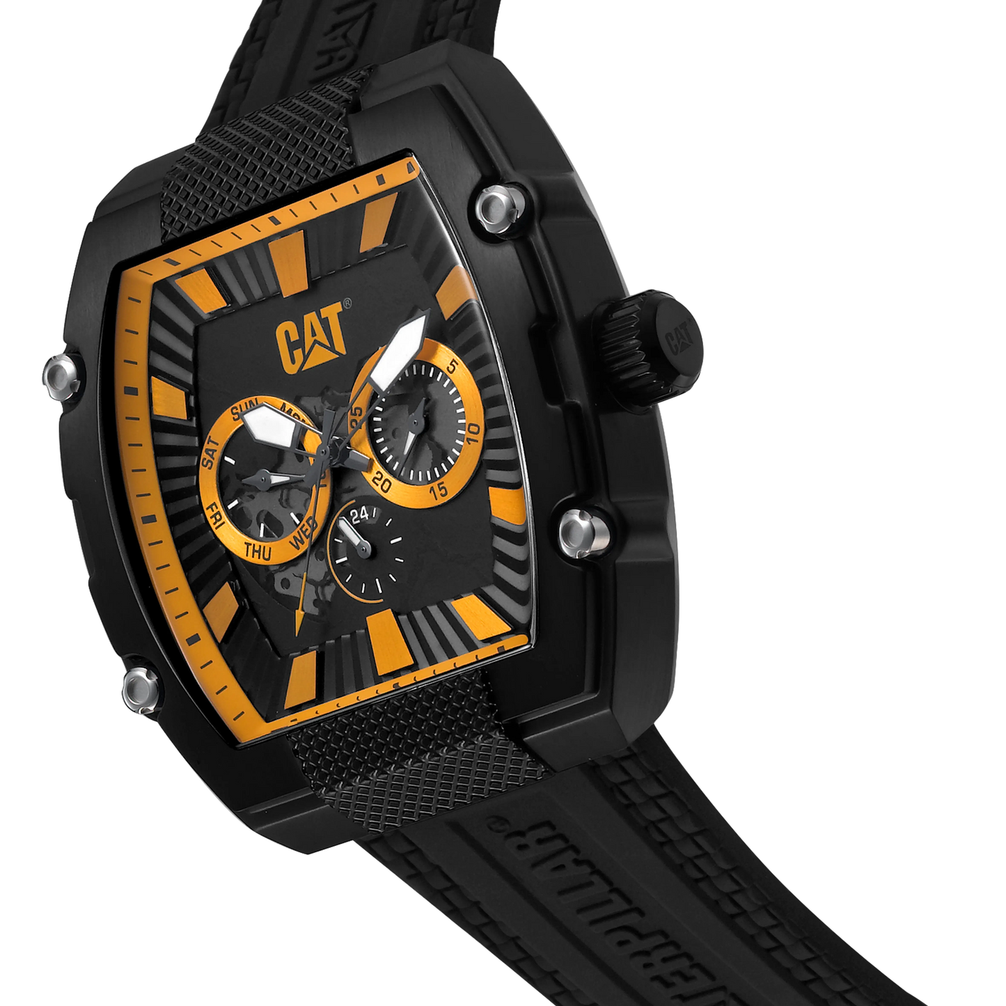 CATERPILLAR 1316927721 Barrel Black Rubber Strap