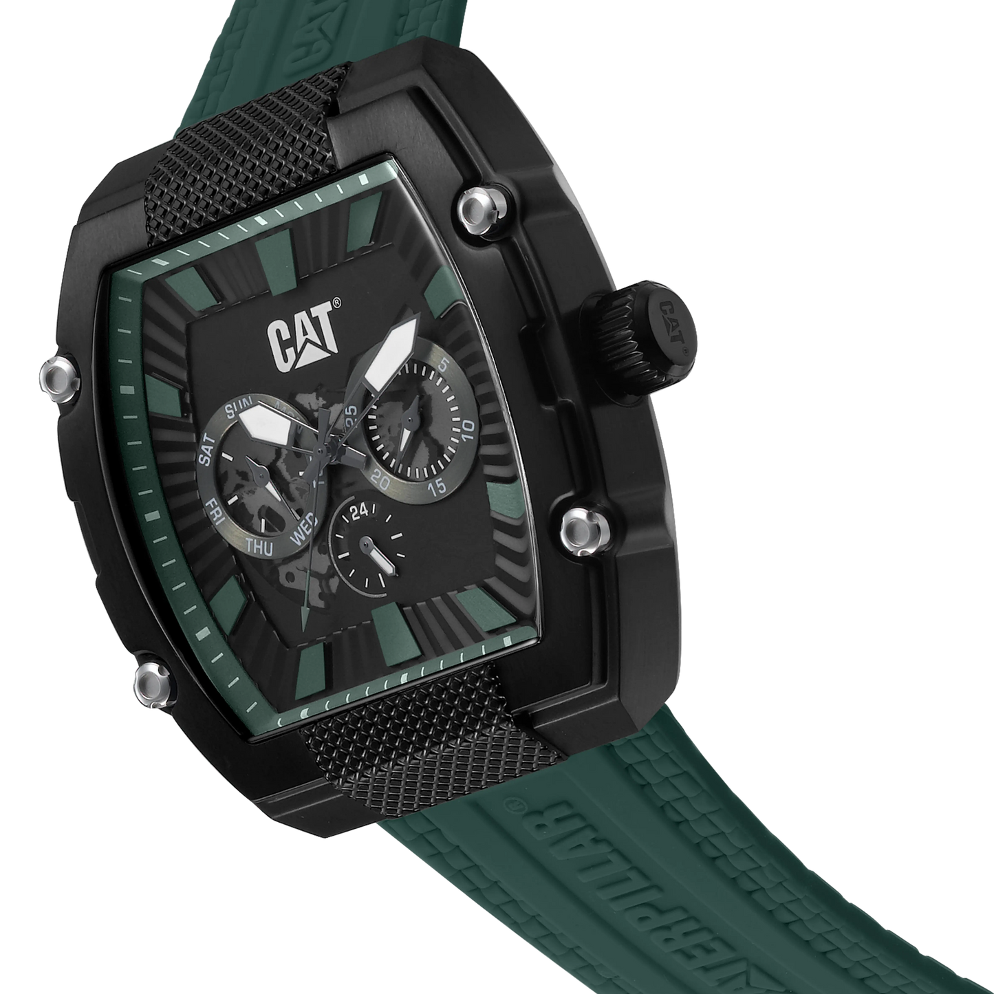 CATERPILLAR 1316923123 Barrel Green Rubber Strap