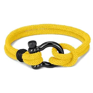 Bracelet N00525 Men's Leather and Stainless Steel