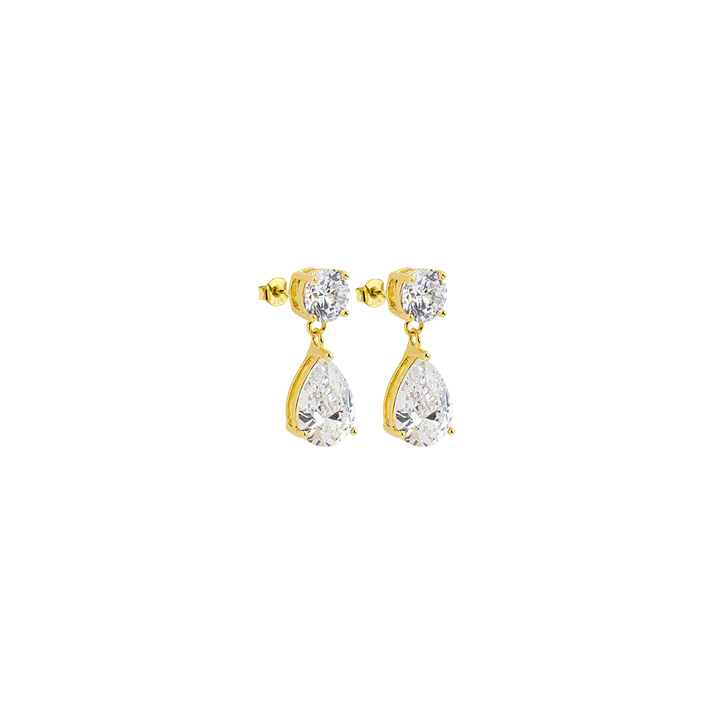 Breeze 212002.6 Gold Plated Silver Hoop Earrings