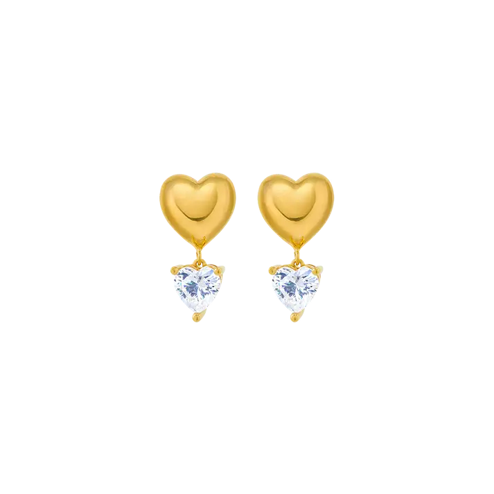 Breeze 212002.6 Gold Plated Silver Hoop Earrings