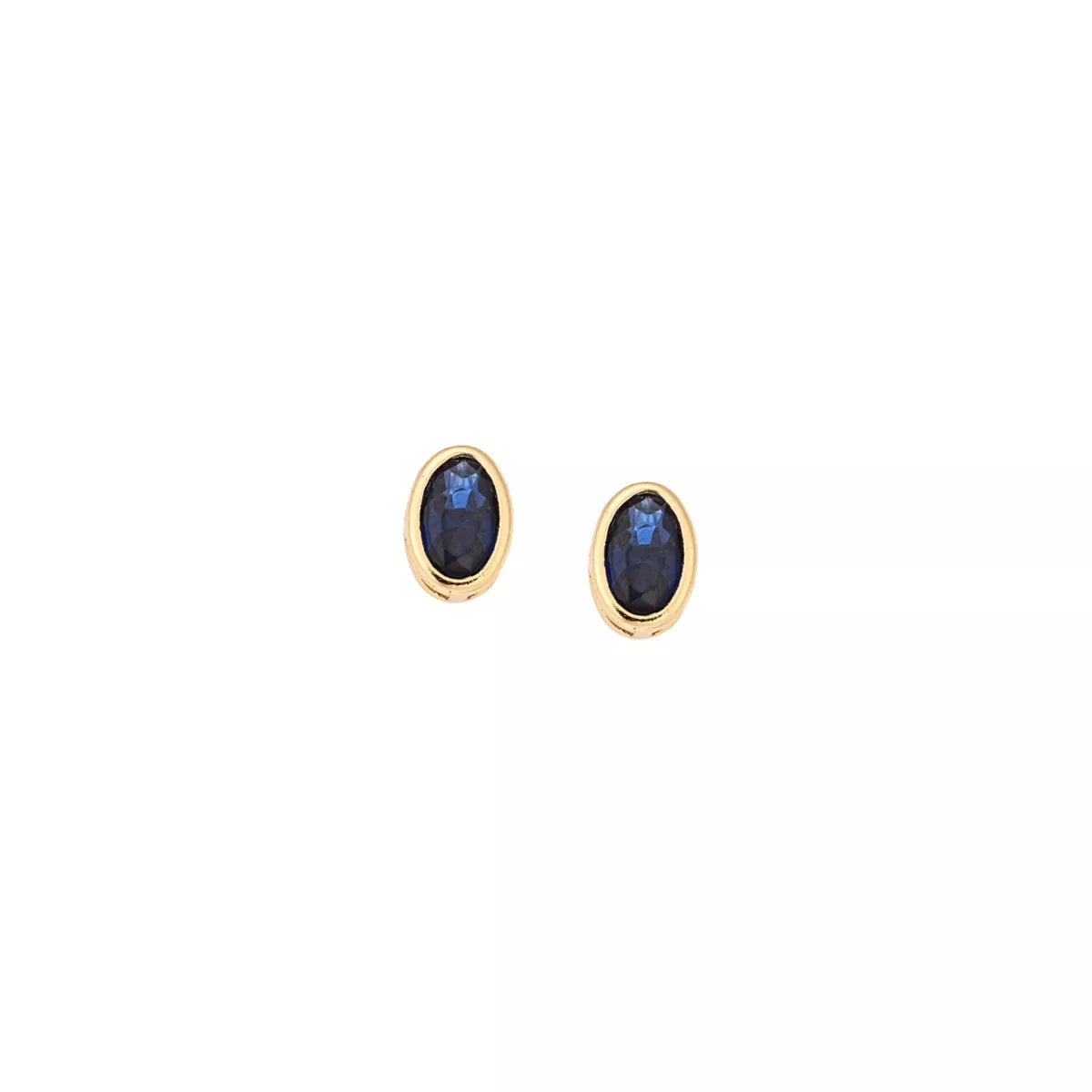 SC270-1W Stud Earrings in Platinum Plated Silver