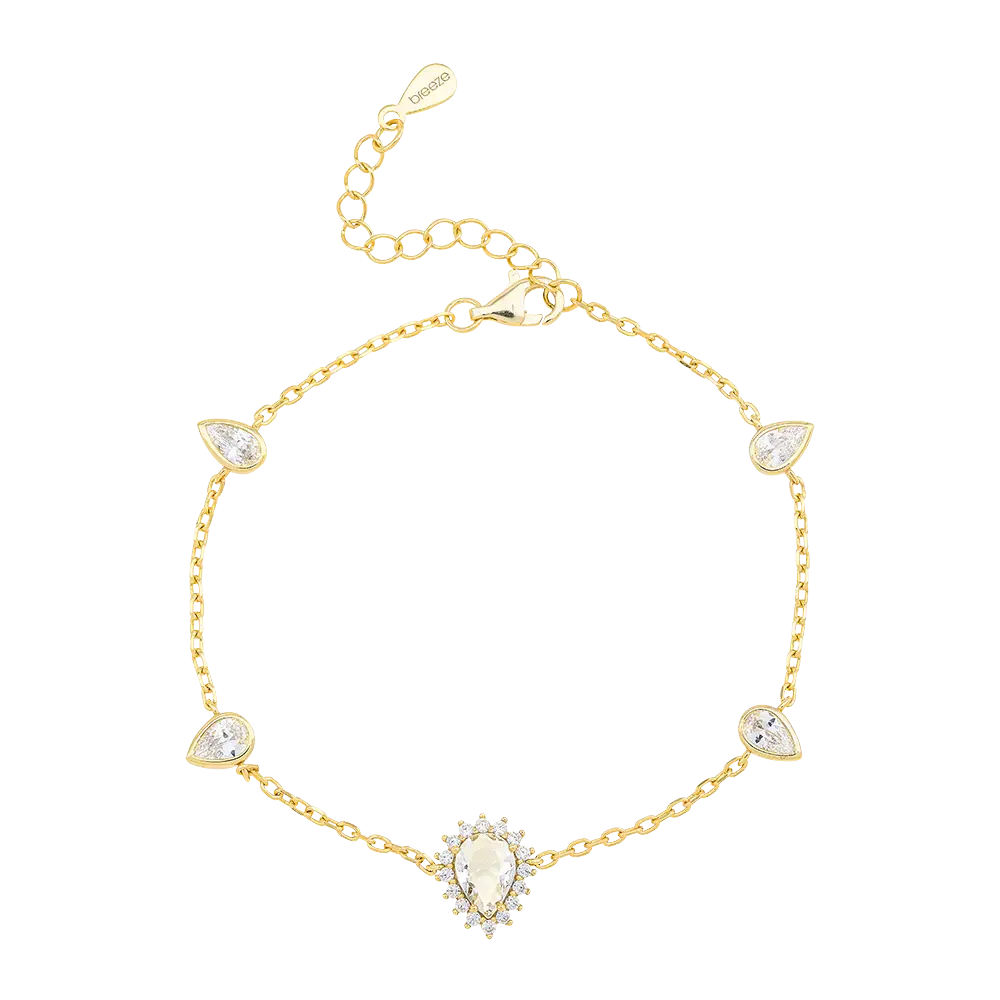 Breeze 313004.1 Gold Plated Silver Bracelet