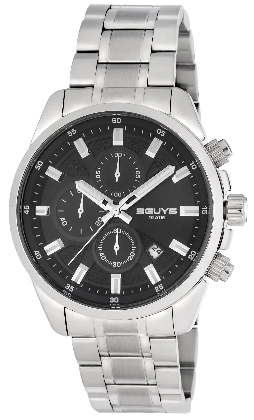 3GUYS 3G17001 Silver Stainless Steel Bracelet