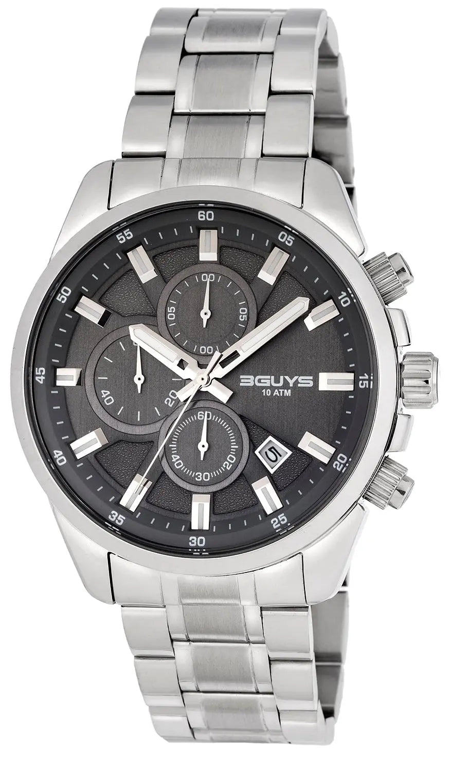 3GUYS 3G17002 Silver Stainless Steel Bracelet
