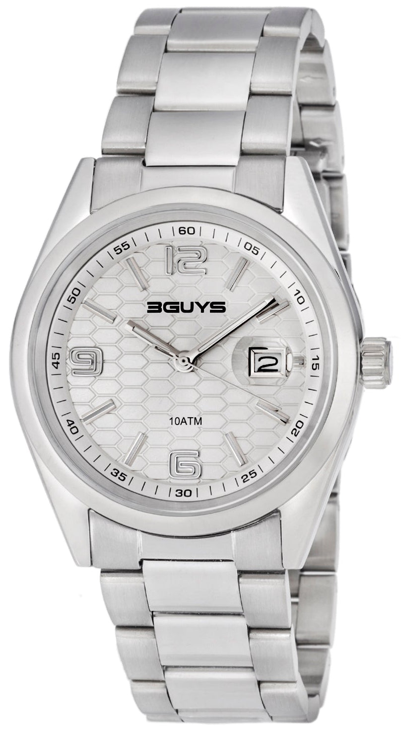 3GUYS 3G20301 Silver Stainless Steel Bracelet