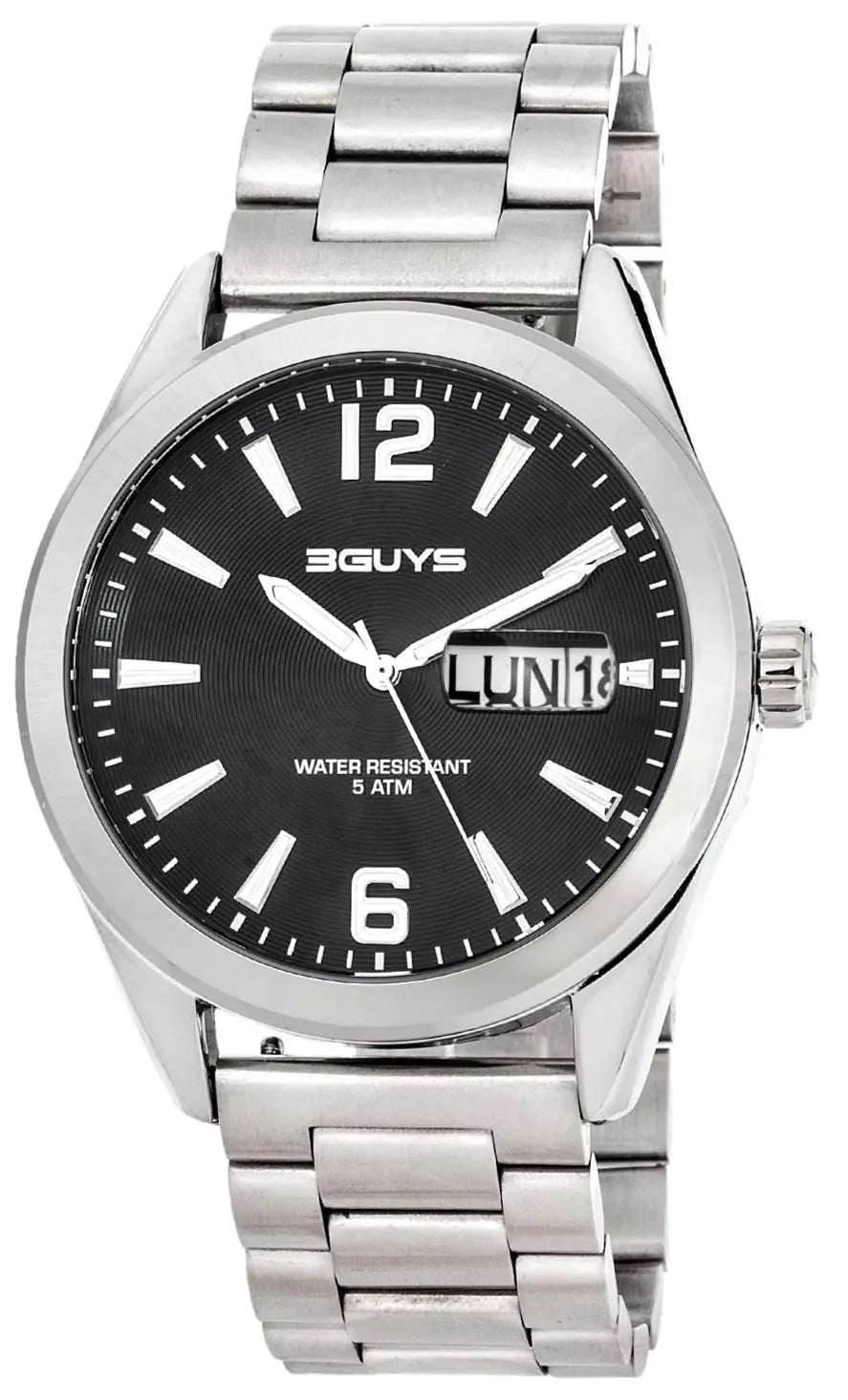 3GUYS 3G76021 Silver Stainless Steel Bracelet