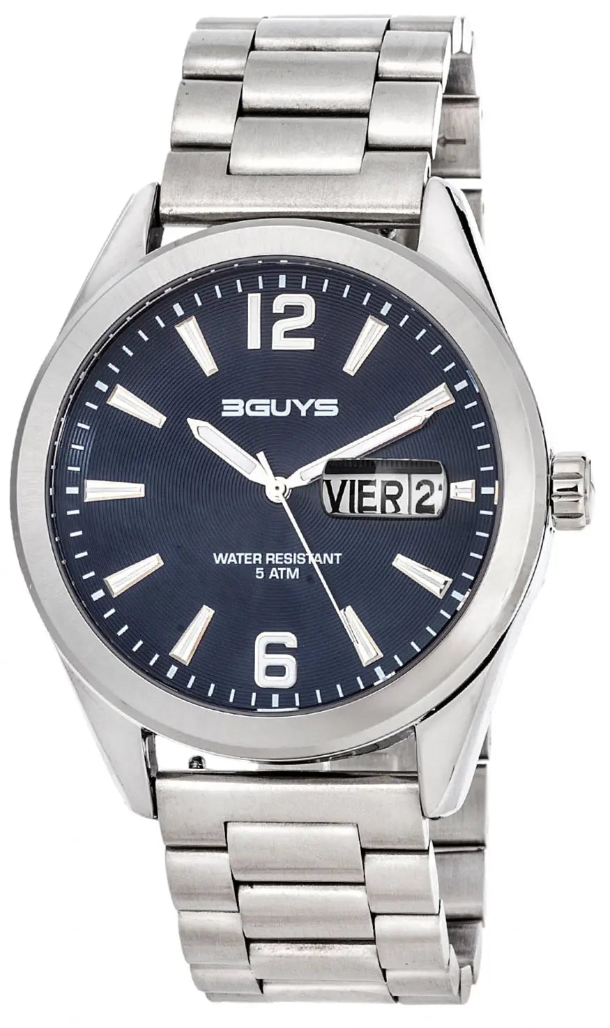 3GUYS 3G76022 Silver Stainless Steel Bracelet