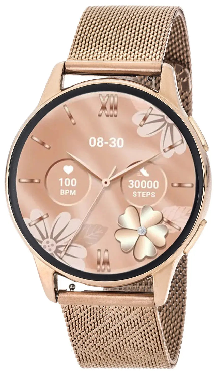 3GUYS 3GW1071 Smartwatch Rose Gold Stainless Steel Bracelet