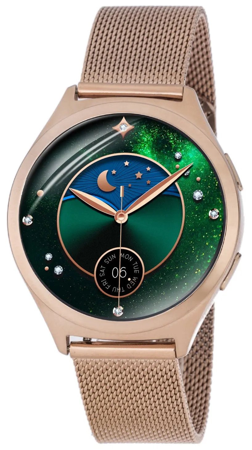 3GUYS 3GW2351 Smartwatch Rose Gold Stainless Steel Bracelet