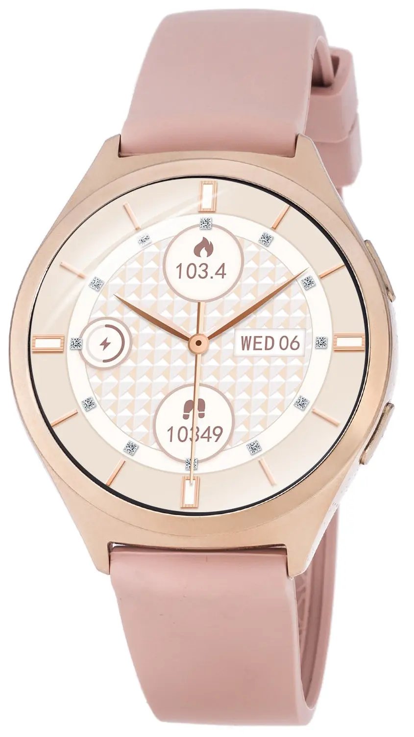 3GUYS 3GW2352 Smartwatch Pink Silicon Strap