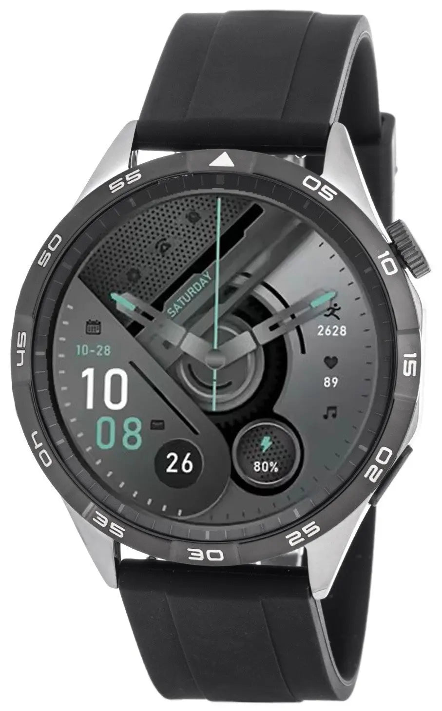 3GUYS 3GW2901 Smartwatch Black Rubber Strap