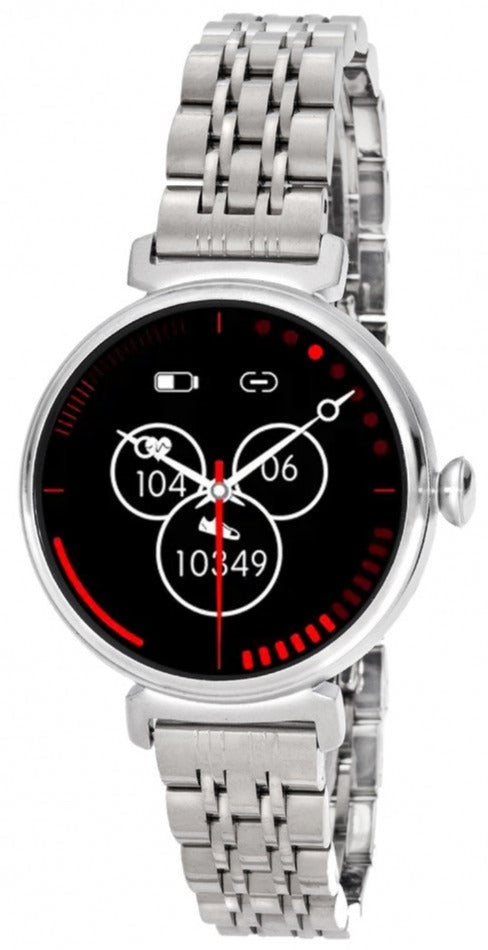 3GUYS 3GW7052 Smartwatch Silver Stainless Steel Bracelet 3Guys