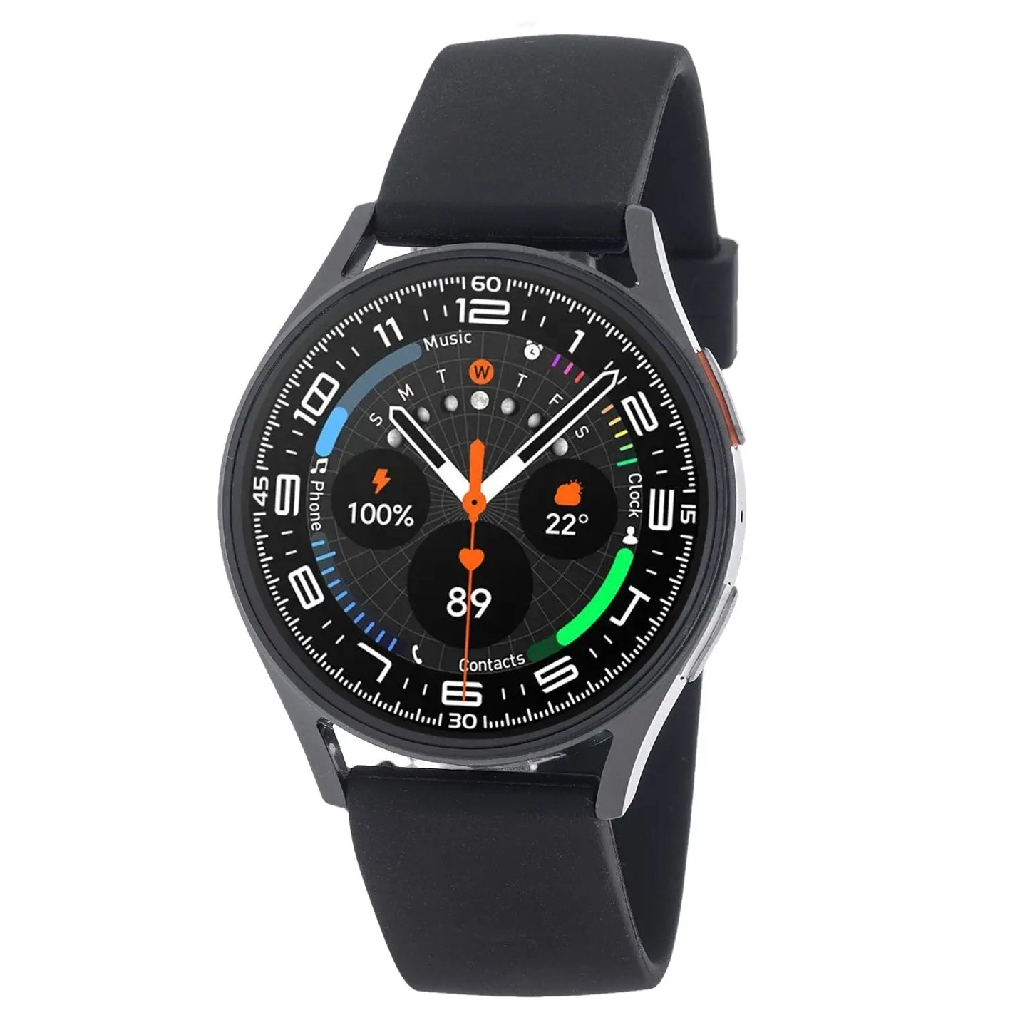 3GUYS 3GW7321 Smartwatch Black Silicon Strap