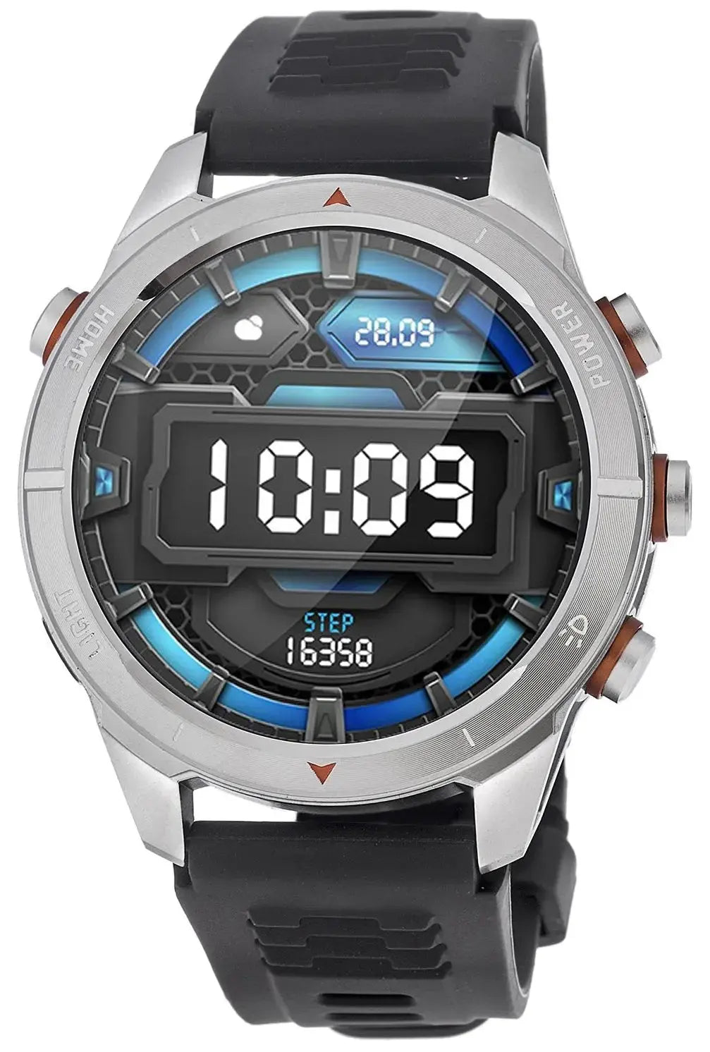 3GUYS 3GW8053 Smartwatch Black Rubber Strap 3Guys