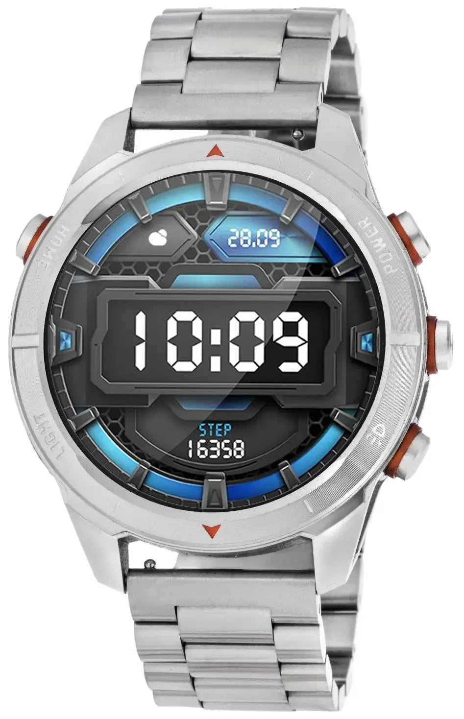 3GUYS 3GW8054 Smartwatch Silver Stainless Steel Bracelet 3Guys