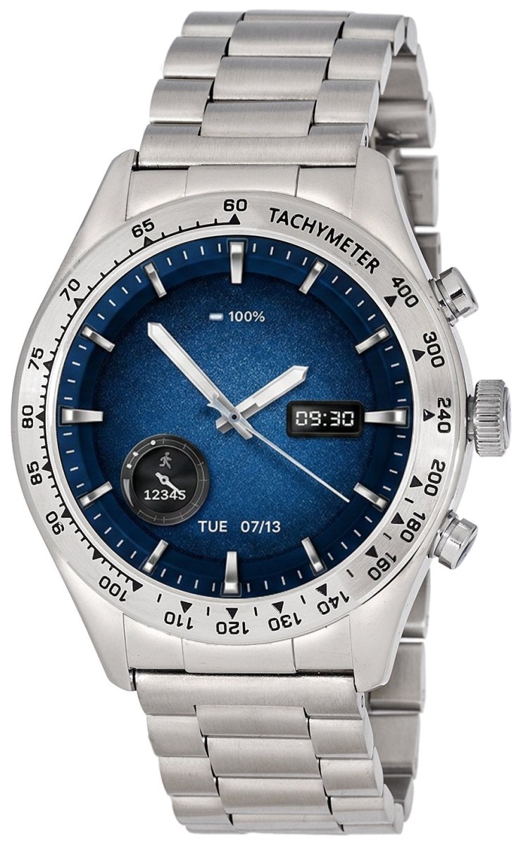 3GUYS 3GW9504 Smartwatch Silver Stainless Steel Bracelet - Κοσμηματοπωλείο Goldy