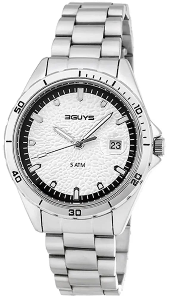 3GUYS 3G21502 Silver Stainless Steel Bracelet