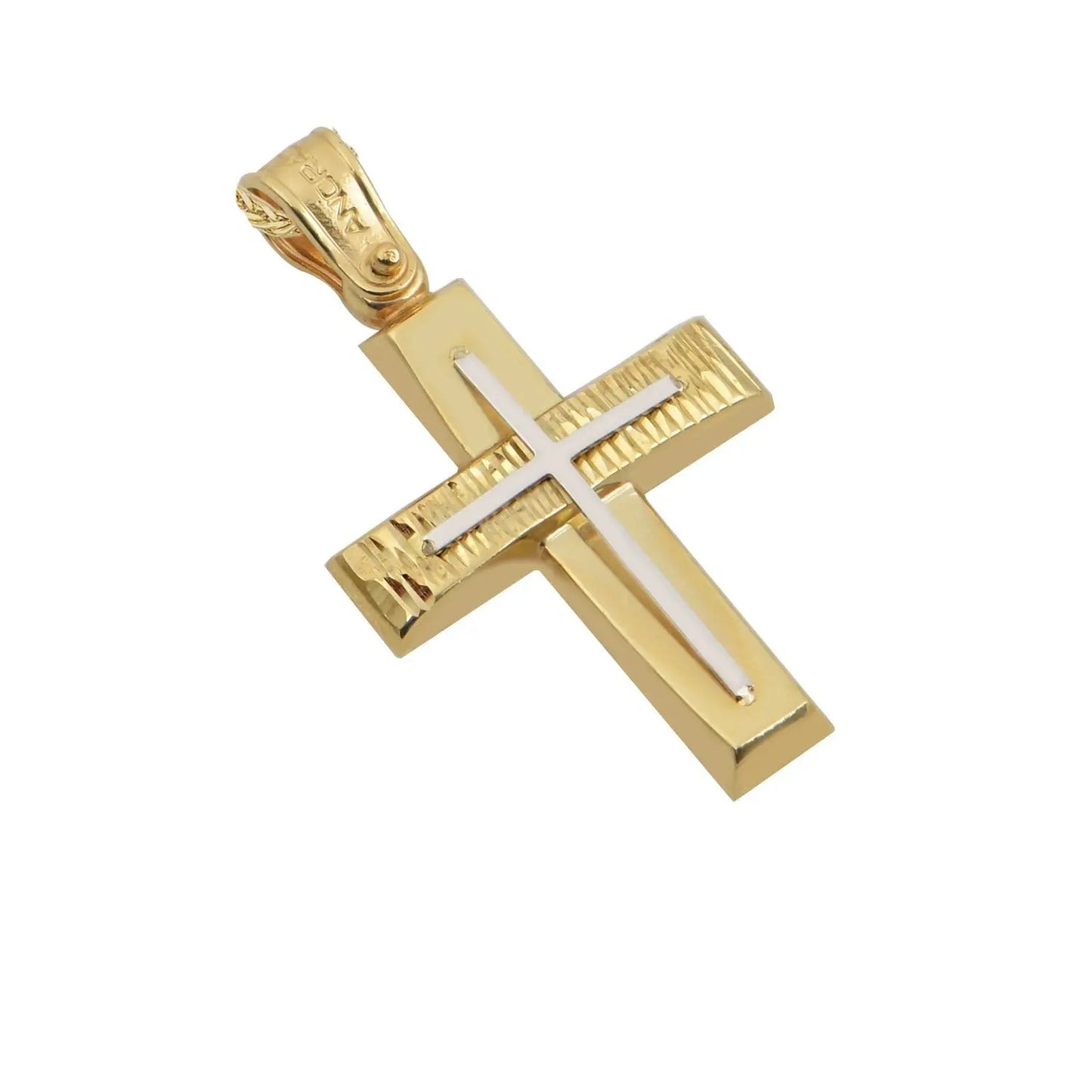 Βαφτιστικός Σταυρός STA419 Χρυσός 14ct