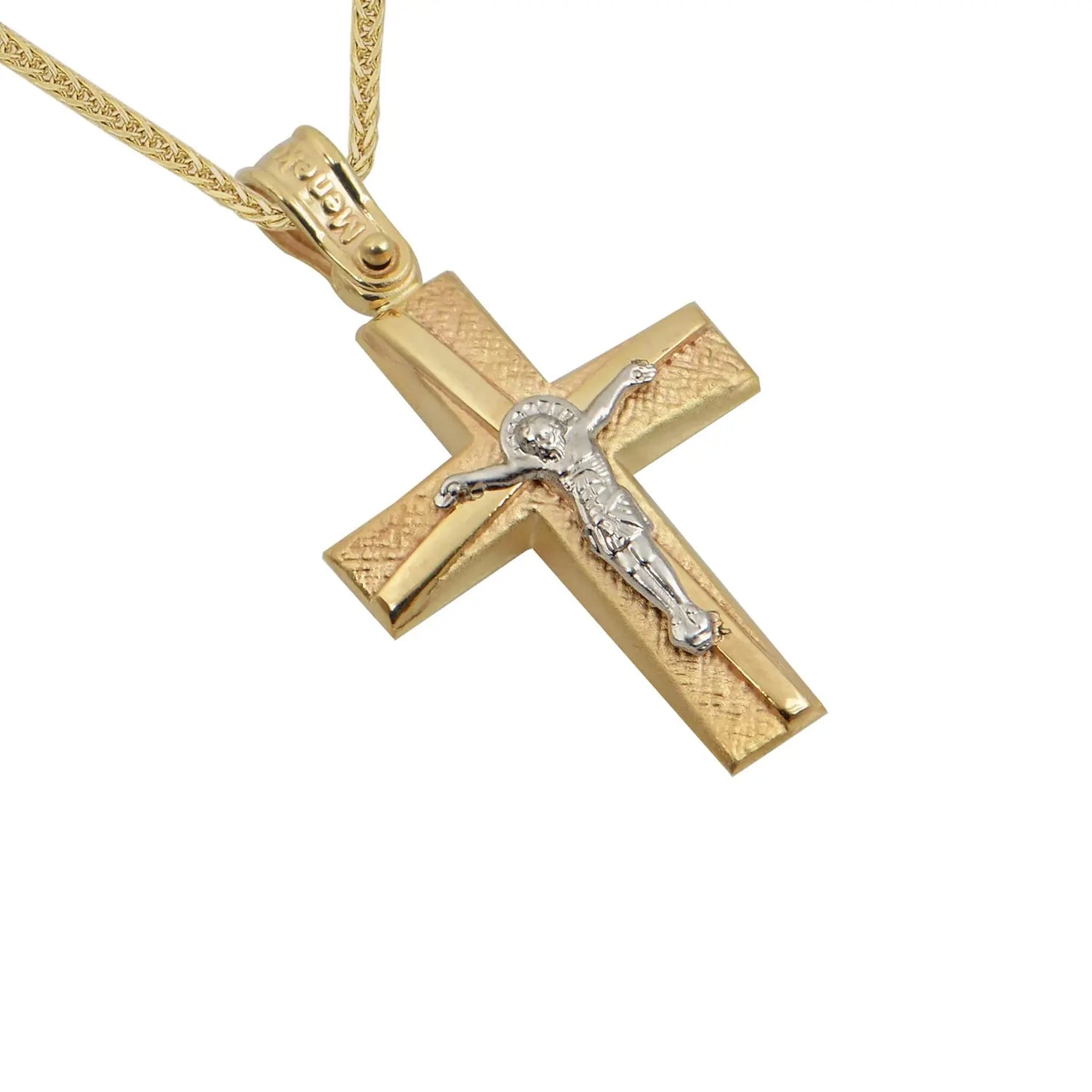 Βαφτιστικός Σταυρός STA420 Χρυσός 14ct