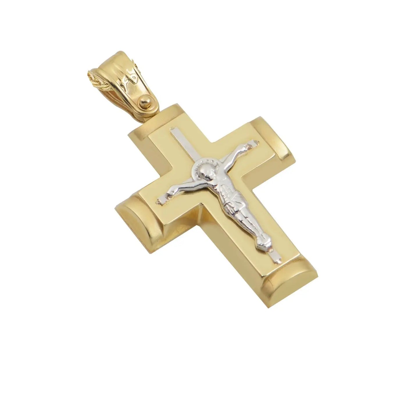 Βαφτιστικός Σταυρός STA422 Χρυσός 14ct