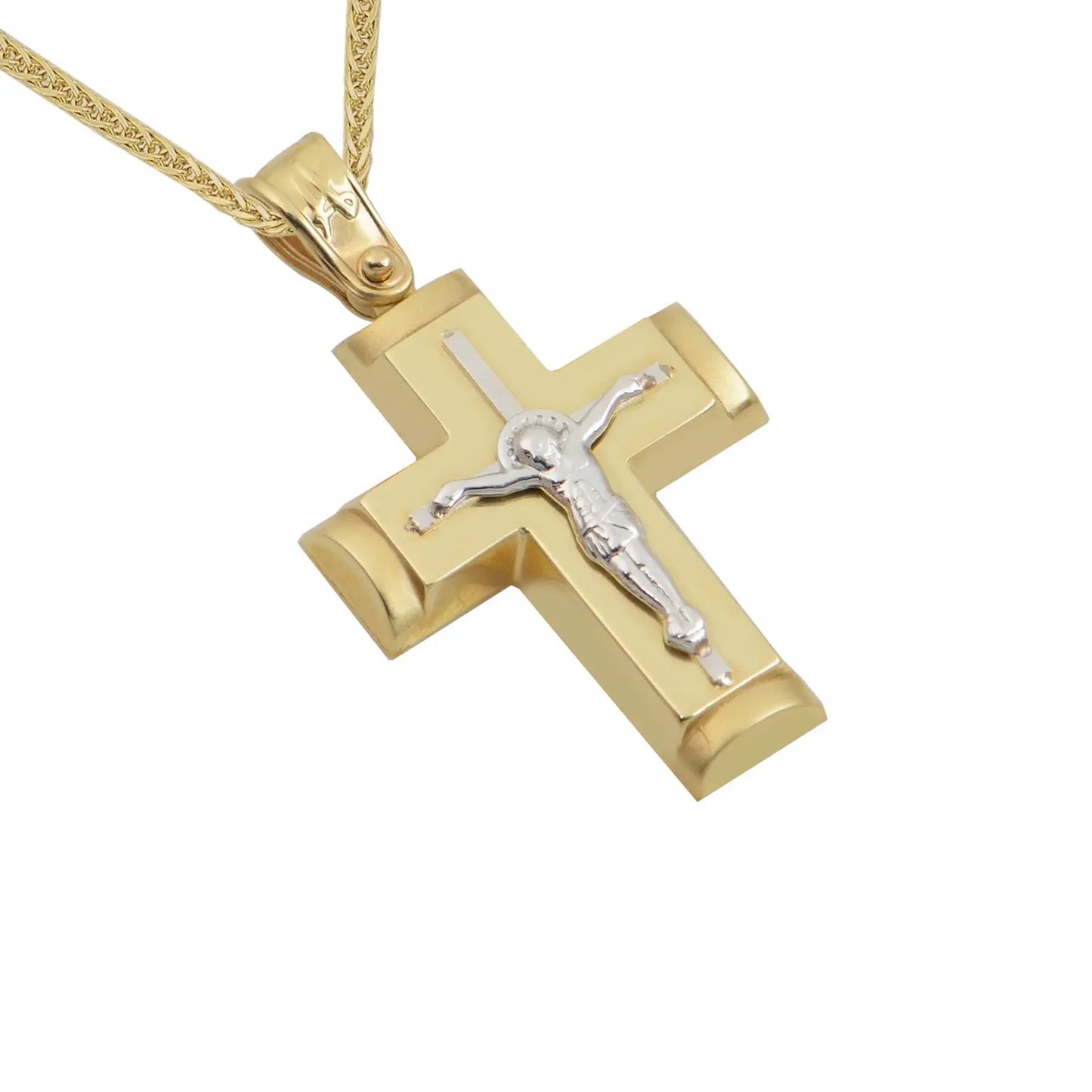 Βαφτιστικός Σταυρός STA422 Χρυσός 14ct