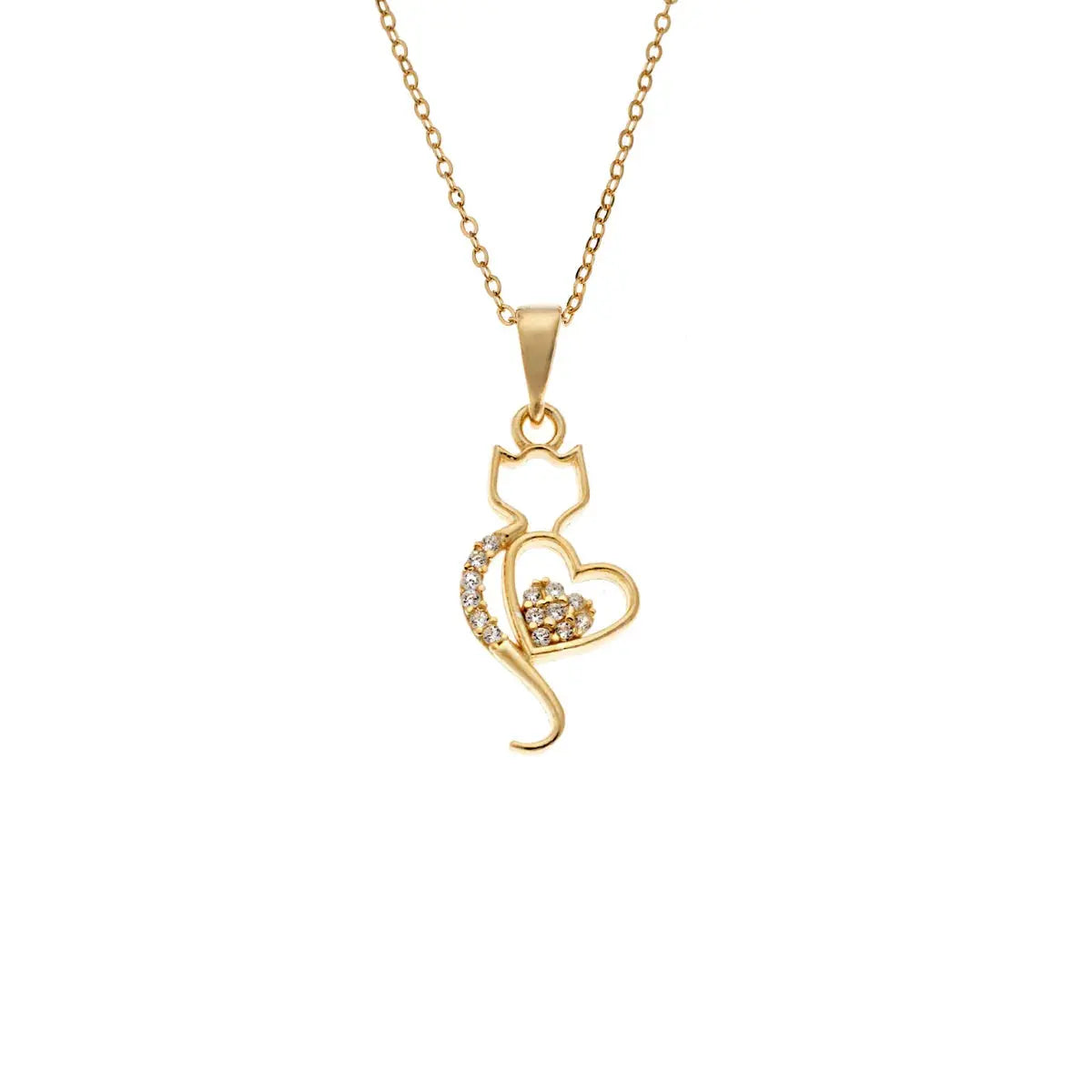 Ballerina Necklace With Zirconia GM208W In Platinum Plated Silver