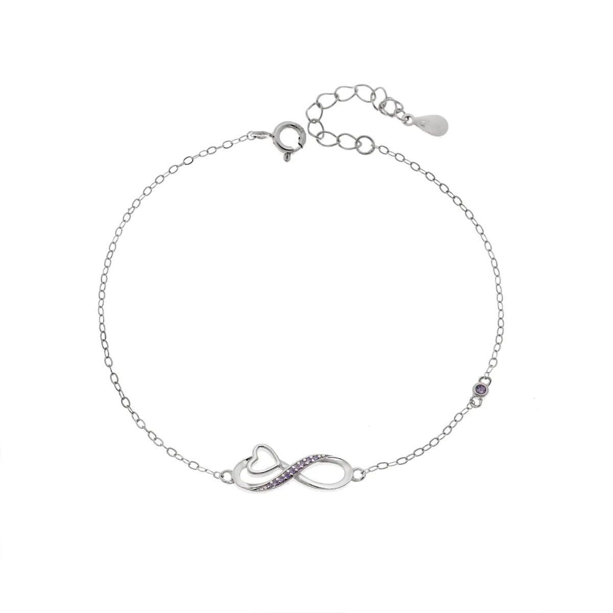 N00965G Riviera Stainless Steel Bracelet with Zirconia