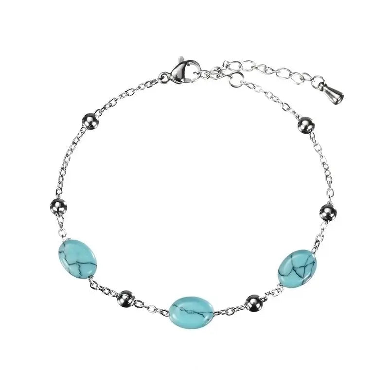 N00965G Riviera Stainless Steel Bracelet with Zirconia