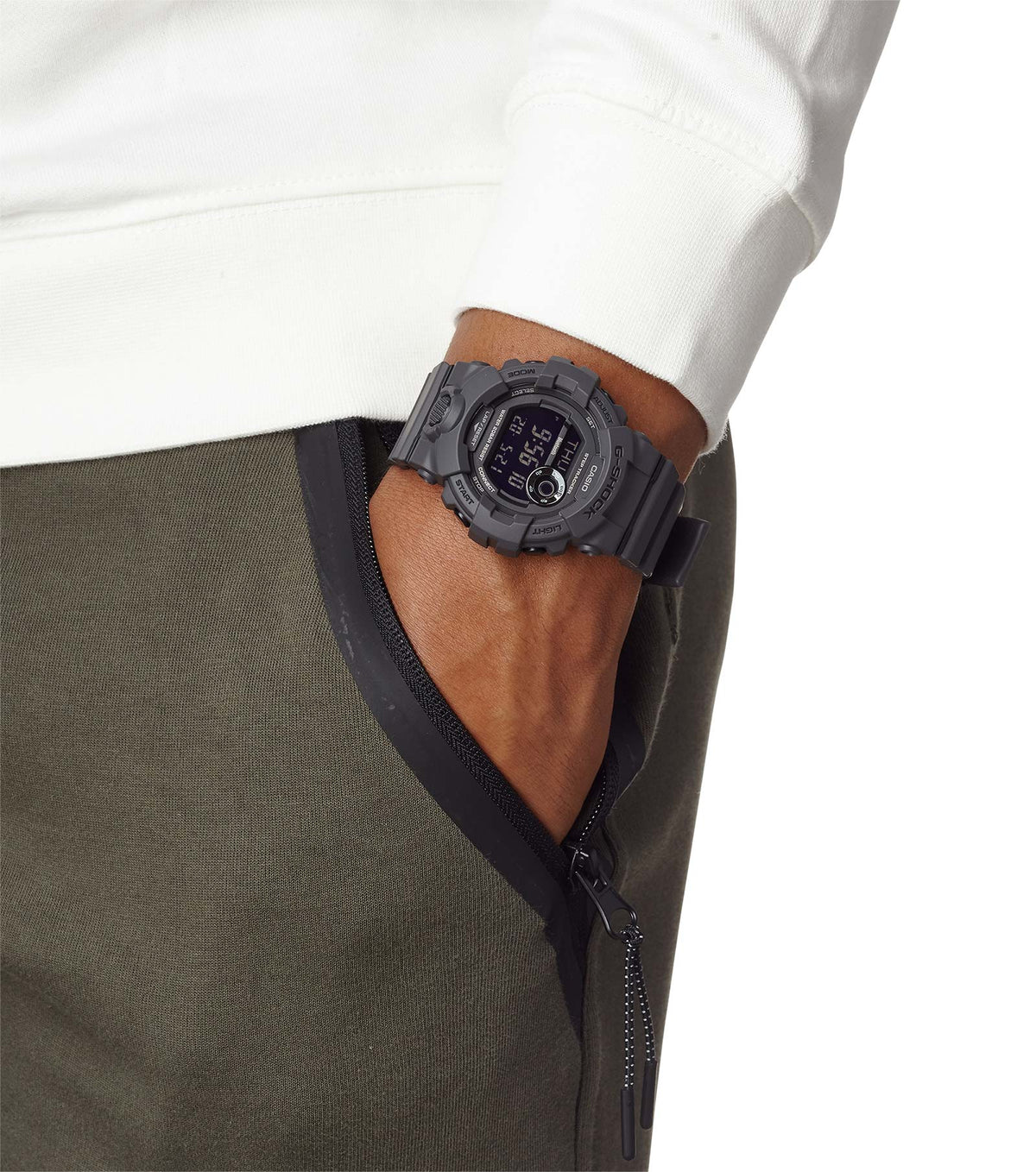Casio GBD-800UC-8ER G-Shock Bluetooth Grey Rubber Strap