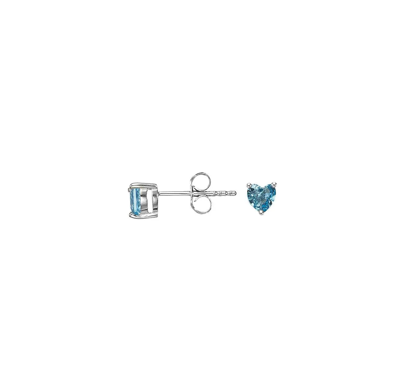 Go Mademoiselle 602501 Hearts Earrings in Platinum Plated Silver