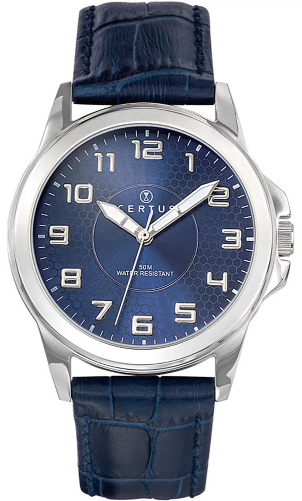 Certus 610744 Blue Leather Strap